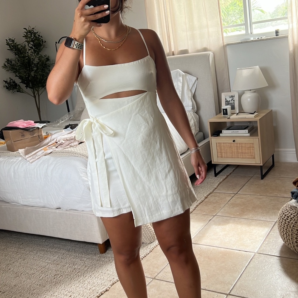 Zara Cut Out Romper Dress